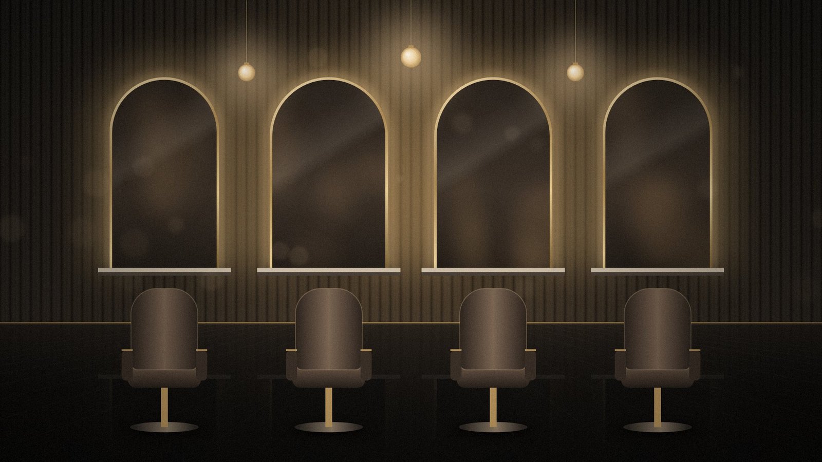 THE HBM salon interior in Greater Noida